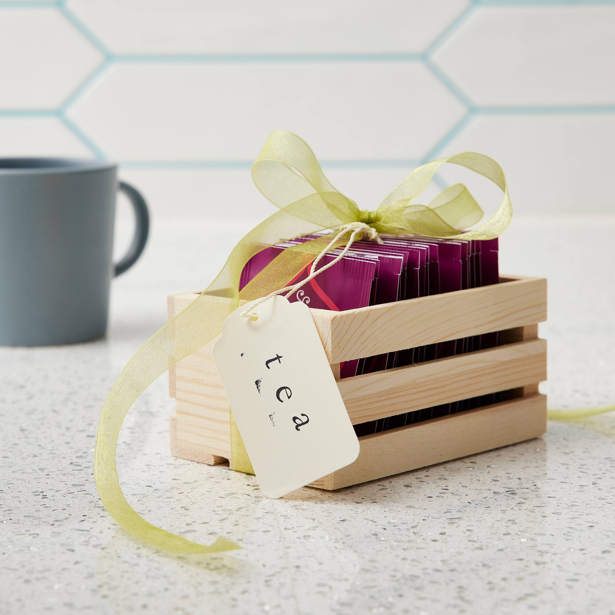 24 Pack: Mini Wood Crate by Make Market®